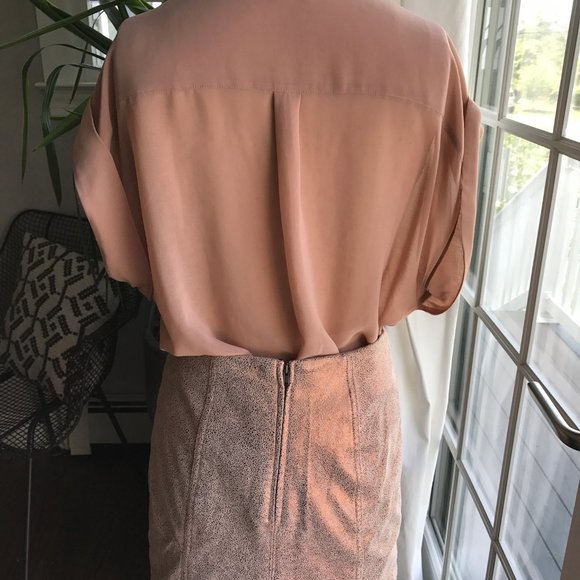 Free People Shiny Skirt Size 2 - Picture 6 of 7